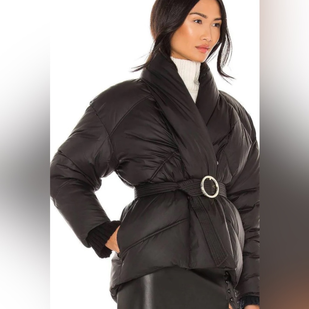 Frame Wrap Puffer Jacket